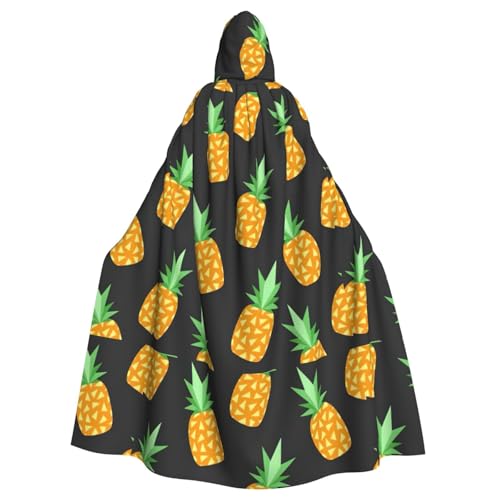 Kycvds Ananas-Kostüm für Erwachsene, Umhang mit Kapuze, lässiger Kapuzenmantel, Mantel, Kapuzenjacke, Uniform von Kycvds