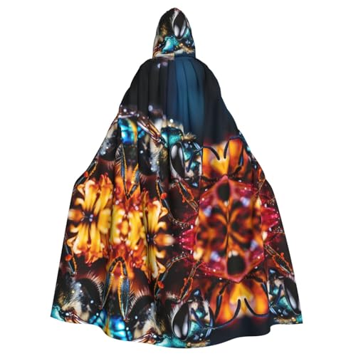 Kycvds Biene in Blumenkostüm für Erwachsene, Umhang mit Kapuze, lässiger Kapuzenmantel, Umhang, Kleidung, Kapuzenmantel, Kapuzenuniform von Kycvds