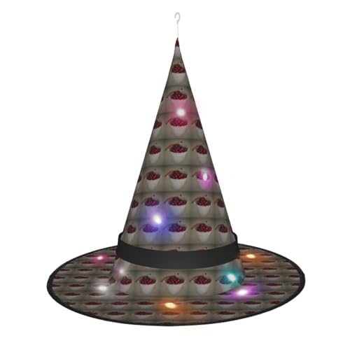 Kycvds Der Eimer mit Kirschen ist mit Lichtern verziert, die große Halloween-Partyzubehör dekorieren. Kycvds Der Eimer mit Kirschen ist mit Lichtern verziert, die große Halloween-Partyzubehör dekorieren. von Kycvds