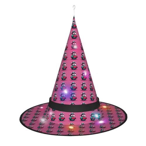 Kycvds Die Halloween-Hexenhüte sind mit Lichtern verziert, die große Halloween-Partyzubehör dekorieren. Kycvds Die Halloween-Hexenhüte sind mit Lichtern verziert, die große Halloween-Partyzubehör dekorieren. von Kycvds
