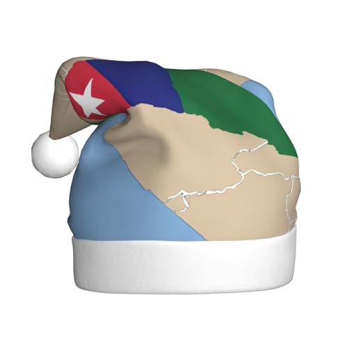 Kycvds Gambia Positionsflagge, Karte, Weihnachtsmannmütze, Urlaub für Erwachsene, Unisex, Samt, Komfort, extra dicker Hut für Neujahr Kycvds Gambia Positionsflagge, Karte, Weihnachtsmannmütze, Urlaub für Erwachsene, Unisex, Samt, Komfort, extra dicker Hut für Neujahr von Kycvds
