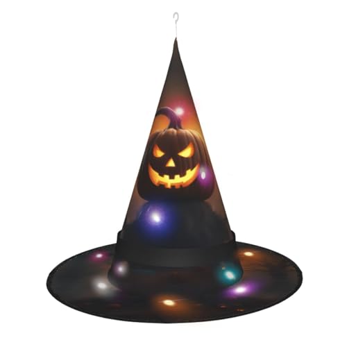 Kycvds Halloween-Geister-Kürbis 1 Halloween-Hexenhüte sind mit Lichtern verziert, die große Halloween-Partyzubehör dekorieren. Kycvds Halloween-Geister-Kürbis 1 Halloween-Hexenhüte sind mit Lichtern verziert, die große Halloween-Partyzubehör dekorieren. von Kycvds