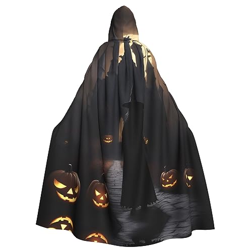 Kycvds Halloween-Gothic-Kostüm für Erwachsene, Umhang mit Kapuze, lässiger Kapuzenmantel, Mantel, Kapuzenjacke, Uniform von Kycvds