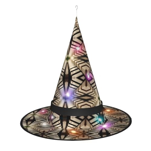 Kycvds Halloween-Hexenhüte mit Klavierschlüssel sind mit Lichtern verziert, die große Halloween-Partyzubehör dekorieren. Kycvds Halloween-Hexenhüte mit Klavierschlüssel sind mit Lichtern verziert, die große Halloween-Partyzubehör dekorieren. von Kycvds