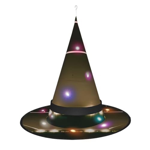 Kycvds Hockeyschläger-Halloween-Hexenhüte sind mit Lichtern verziert, die große Halloween-Partyzubehör dekorieren. Kycvds Hockeyschläger-Halloween-Hexenhüte sind mit Lichtern verziert, die große Halloween-Partyzubehör dekorieren. von Kycvds