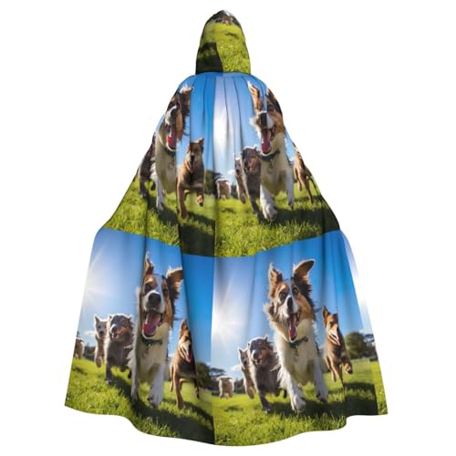 Kycvds Hundekostüm für Erwachsene, Umhang mit Kapuze, lässiger Kapuzenmantel, Mantel, Kapuzenjacke, Uniform von Kycvds