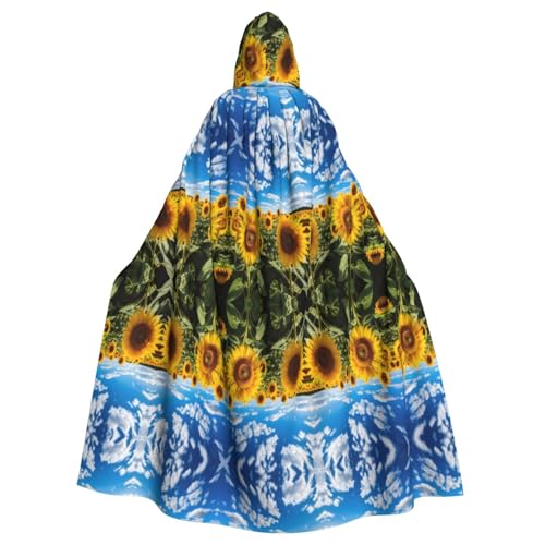 Kycvds Sonnenblumenkostüm für Erwachsene, Umhang mit Kapuze, lässiger Kapuzenmantel, Umhang, Kleidung, Kapuzenmantel, Kapuzenuniform Kycvds Sonnenblumenkostüm für Erwachsene, Umhang mit Kapuze, lässiger Kapuzenmantel, Umhang, Kleidung, Kapuzenmantel, Kapuzenuniform von Kycvds