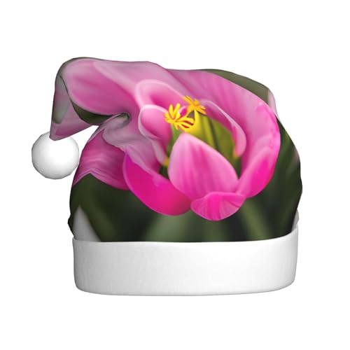 Kycvds Spring Is In The Air Weihnachtsmannmütze, Urlaub für Erwachsene, Unisex, Samt, Komfort, extra dicker Hut für Neujahr von Kycvds