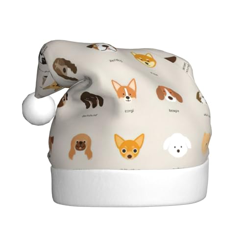 Kycvds Weihnachtsmütze für Hunde, Unisex, Samt, bequem, extra dick, für Neujahr Kycvds Weihnachtsmütze für Hunde, Unisex, Samt, bequem, extra dick, für Neujahr von Kycvds