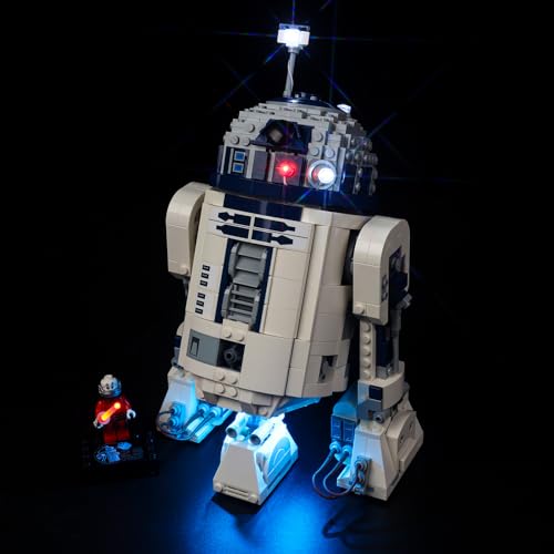 Kyglaring LED Light Kit für Lego Star Wars R2-D2 Brick Built Droid Figur. Das Beleuchtungsset. Entworfen für Lego 75379 Baukasten. Kreative Spiel-Geschenkidee für Kinder oder Fans (Classic Version) von Kyglaring