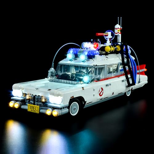 Kyglaring LED Beleuchtung für Lego Ghostbusters ECTO-1 Baukasten, Ghostbusters playmobil Modell Licht Set für Lego Creator 10274 Auto, Geburtstagsgeschenk - Kein Lego-Modell(Standard-Version) von Kyglaring