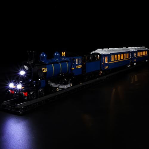 Kyglaring LED-Beleuchtungsset (kein Modell) - Kompatibel mit Lego-21344 Ideas The Orient Express Train Bauklötze Modell Set - Nur LEDs kein Brick Set(Klassiche Version) von Kyglaring