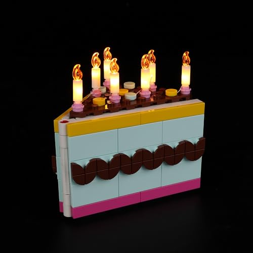 Kyglaring LED-Beleuchtungsset (kein Modell) - Kompatibel mit Lego-40641 Birthday Cake Bauklötze Modell Set - Nur LEDs kein Brick Set(Classic Version) von Kyglaring