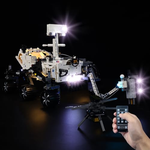 Kyglaring LED-Beleuchtungsset (kein Modell) - Kompatibel mit Lego-42158 Technic NASA Mars Rover Perseverance Space Bauklötze Modell Set - Nur LEDs kein Brick Set (RC-Version) von Kyglaring