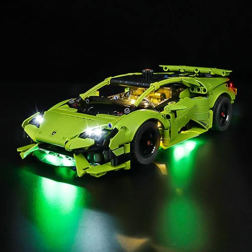 Kyglaring LED-Beleuchtungsset (kein Modell) - Kompatibel mit Lego-42161 Lamborghini Huracán Tecnica Bauklötze Modell Set - Nur LEDs kein Brick Set(Classic Version) von Kyglaring