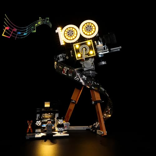 Kyglaring LED-Beleuchtungsset (kein Modell) - Kompatibel mit Lego-43230 Disney Walt Disney Tribute Camera Bauklötze Modell Set - Nur LEDs kein Brick Set (Sound Version) von Kyglaring