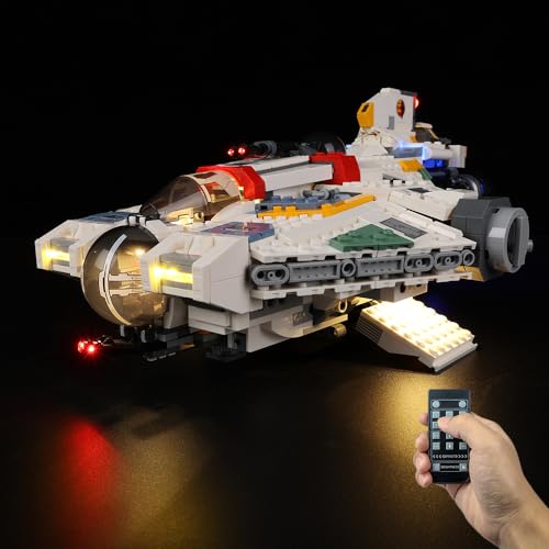 Kyglaring LED-Beleuchtungsset (kein Modell) - Kompatibel mit Lego-75357 Star Wars Ghost & Phantom II Bauklötze Modell Set - Nur LEDs kein Brick Set(RC-Version) von Kyglaring