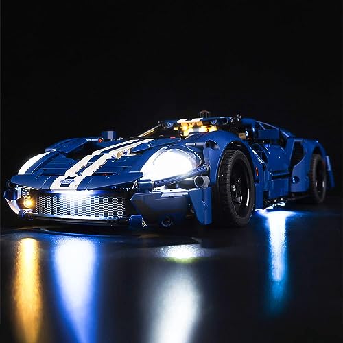 Kyglaring LED Beleuchtungsset (ohne Modell) - Kompatibel mit Lego-42154 Technic Car Ford GT Building Blocks Modell Set - Nur LEDs, kein Brick Set (Classic Version) von Kyglaring