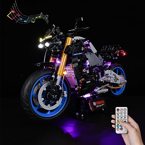 Kyglaring LED Beleuchtungsset (ohne Modell) - Kompatibel mit Lego-42159 Technic Yamaha Motorcycle-10 SP Building Blocks Modell Set - nur LEDs kein Brick Set (RC Sound Version) von Kyglaring