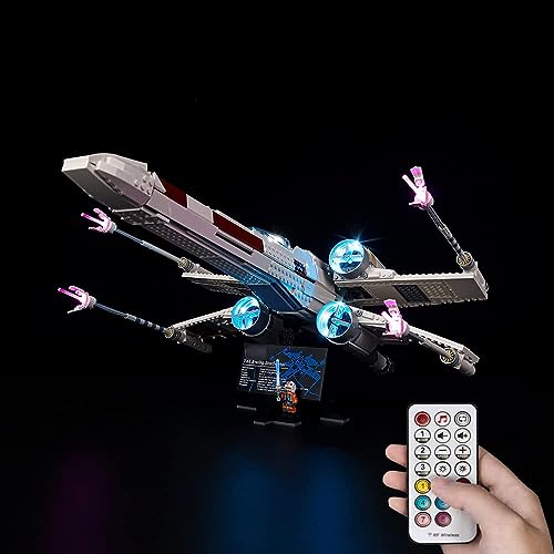 Kyglaring LED-Beleuchtungsset (ohne Modell) - Kompatibel mit dem Lego-75355 Star Wars X-Wing Starfighter Building Blocks Modell Set - Nur LEDs ohne Brick Set (RC Version) von Kyglaring