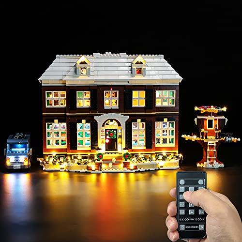 Kyglaring LED-Beleuchtungsset für Ideen allein zu Hause Exklusiver Bausatz und Beleuchtungsset Kompatibel mit Lego 21330 Modellbausatz - Ohne Lego Set (RC-Version) von Kyglaring