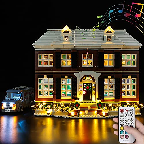 Kyglaring LED-Beleuchtungsset für Ideen allein zu Hause Exklusives Bauset und Beleuchtungsset Kompatibel mit Lego 21330 Modellset - Ohne Lego Set (RC Sound Version) von Kyglaring