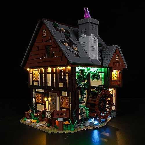 Kyglaring LED-Beleuchtungsset für Lego-21341 Ideen Disney Hokus Pokus: Das Haus der Sanderson-Schwestern - Nicht im Lieferumfang enthalten Das Modell-Set (Klassische Version) von Kyglaring