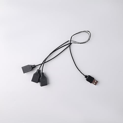 Kyglaring LED-Beleuchtungszubehör - USB HUB Kabel - Zum Selbermachen Ihrer Bausteine - Packung 1 (3 in 1) von Kyglaring