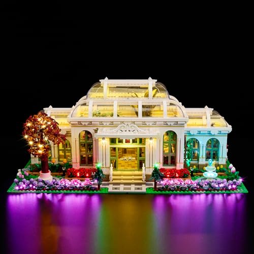 Kyglaring LED Licht-Kit für Leg0 Botanical Garden Set, Botanical Leg0 Beleuchtungsset Kompatibel mit 21353 Baumodell-Set, NO Leg0 Brick Set (Klassische Version) von Kyglaring