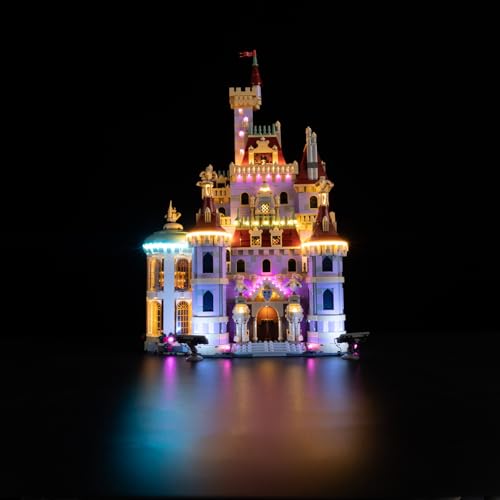 Kyglaring LED Licht Kit für Lego 43263 Schönheit und das Biest Schloss, Licht Set nur - Keine Lego Blöcke von Kyglaring