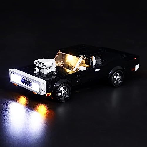 Kyglaring LED Lighting Kit (No Model) Designed for Lego Fast & Furious 1970 Dodge Charger R/T 76912 Car Model Building Set - Without Lego Set (Classic Version) von Kyglaring