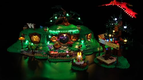 Kyglaring Led Light Kit für Lego 10354 Der Herr der Ringe, nur Licht Set (Keine Lego Blöcke) von Kyglaring