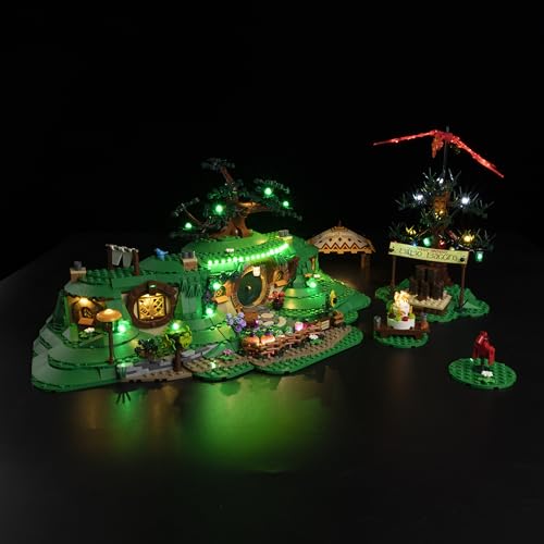 Kyglaring Led Light Kit für Lego 10354 Der Herr der Ringe, nur Licht Set - Keine Lego Blöcke von Kyglaring
