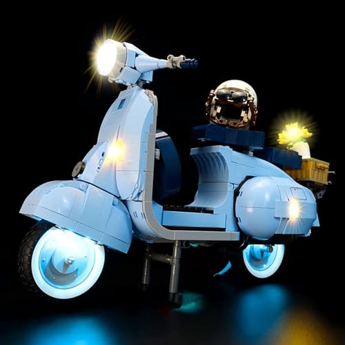 Kyglaring Nur LED-Beleuchtungsset Lights Set Designed for Lego Creator Expert Vespa 125 10298 Modellbausatz- Ohne Lego Set (Classic Version) von Kyglaring