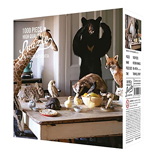 Kylskapspoesi KYL00662 - High Quality Puzzle Kitchen Animals (1000 Teile) von Kylskapspoesi AB