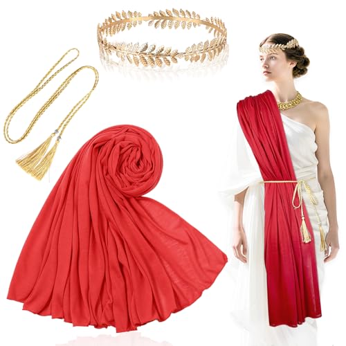 Kyndara 3-teiliges römisch-griechisches Toga-Kostüm-Zubehör-Set Kyndara 3-teiliges römisch-griechisches Toga-Kostüm-Zubehör-Set von Kyndara