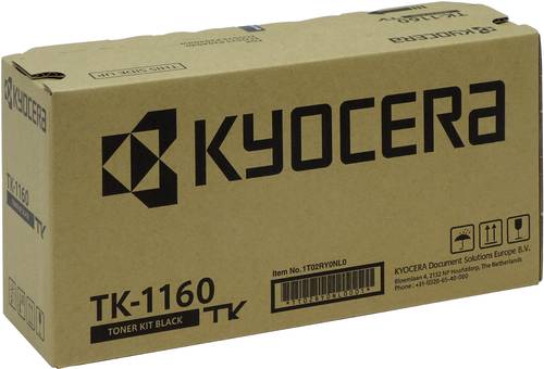 Kyocera Toner TK-1160 Original Schwarz 3600 Seiten 1T02RY0NL0 von Kyocera