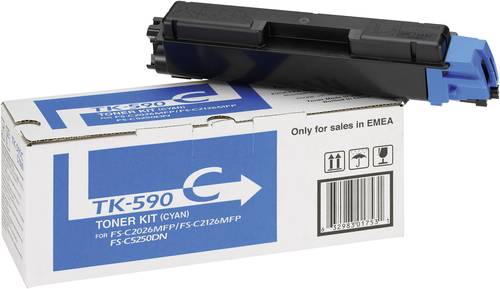 Kyocera Toner TK-590C Original Cyan 5000 Seiten 1T02KVCNL0 von Kyocera