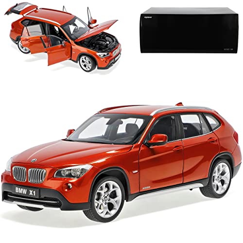 B-M-W X1 E84 Xdrive 28i Valencia Orange Ab 2009 1/18 Kyosho Modell Auto mit individiuellem Wunschkennzeichen von Kyosho B-M-W