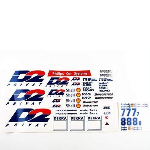 Dekorbogen 1:10 AMG Mercedes D2 Kyosho LZ-800 von Kyosho