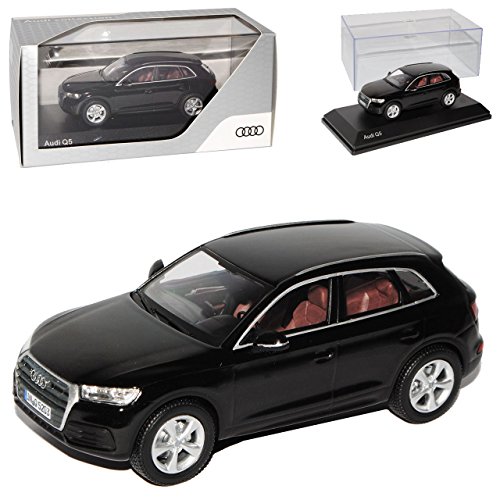 Kyosho A*u*d*i Q5 II SUV Mythos Schwarz 2. Generation Ab 2016 1/43 iScale Modell Auto von Kyosho