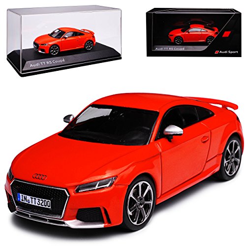 Kyosho A-U-D-I TT RS FV 8S Coupe Catalunya Rot 3. Generation Ab 2014 1/43 i-Scale Modell Auto von Kyosho