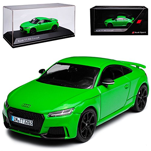 Kyosho A-U-D-I TT RS FV 8S Coupe Grün 3. Generation Ab 2014 1/43 i-Scale Modell Auto von Kyosho