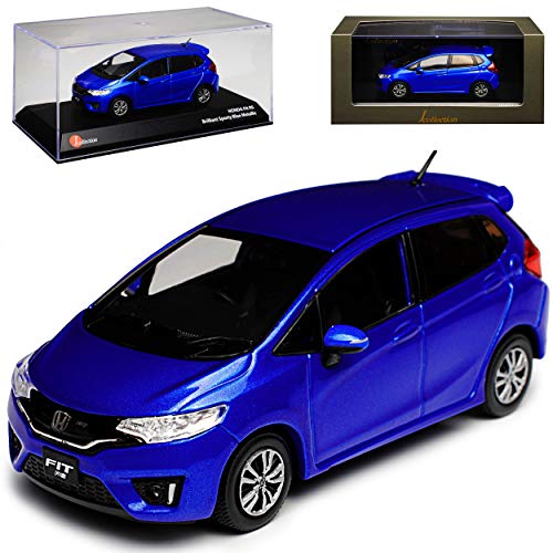 Kyosho Hon-da Jazz Fit RS Brilliant Sporty Blau Metallic 3. Generation Ab 2015 1/43 J-Collection Modell Auto von Kyosho