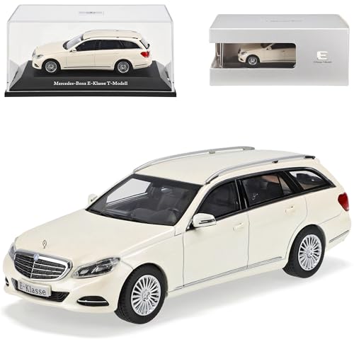 Kyosho Mercedes-Benz E-Klasse Kombi T-Modell Diamant Weiss W212 S212 Ab Facelift 2013 1/43 Modell Auto mit individiuellem Wunschkennzeichen von Kyosho