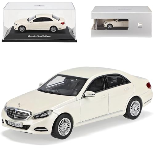 Kyosho Mercedes-Benz E-Klasse Limousine Diamant Weiss W212 Ab Facelift 2013 1/43 Modell Auto mit individiuellem Wunschkennzeichen von Kyosho