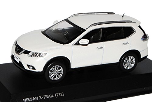 Kyosho Nisan X-Trail T32 SUV Weiss 3. Generation Ab 2014 1/43 Modell Auto mit individiuellem Wunschkennzeichen von Kyosho