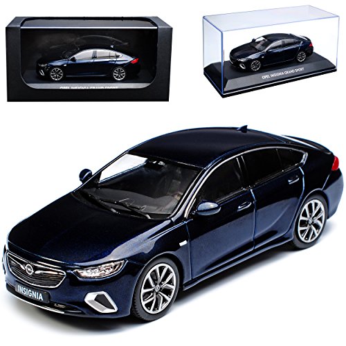 Kyosho Opel Insignia B Grand Sport Limousine Dunkel Blau Ab 2017 1/43 i-Scale Modell Auto mit individiuellem Wunschkennzeichen von Kyosho