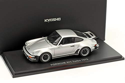 Kyosho Porsche 911 Turbo 1975 im Maßstab 1:43 (Silber) von Kyosho