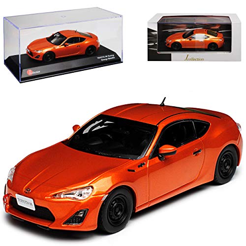 Kyosho T*o*y*o*t*a GT86 Racing Orange Metallic Ab 2012 1/43 J-Collection Modell Auto mit individiuellem Wunschkennzeichen von Kyosho